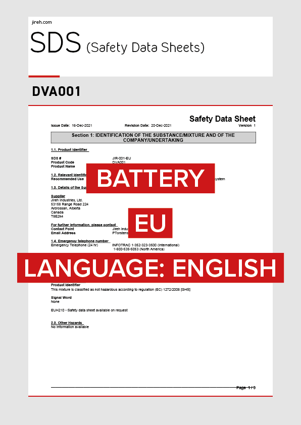Battery EU Cover